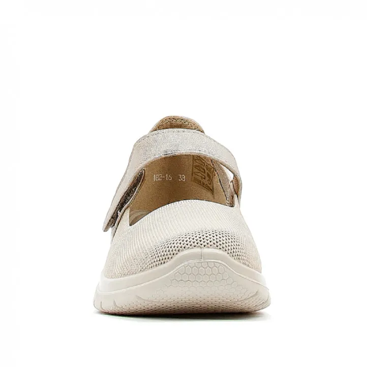 Zapatillas urban Vicmart tipus merceditas beige